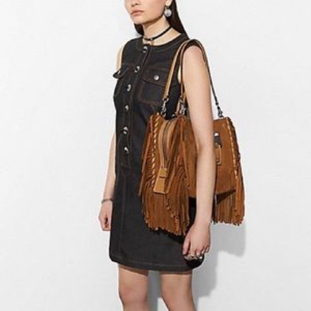Coach suède fringe Rogue bag